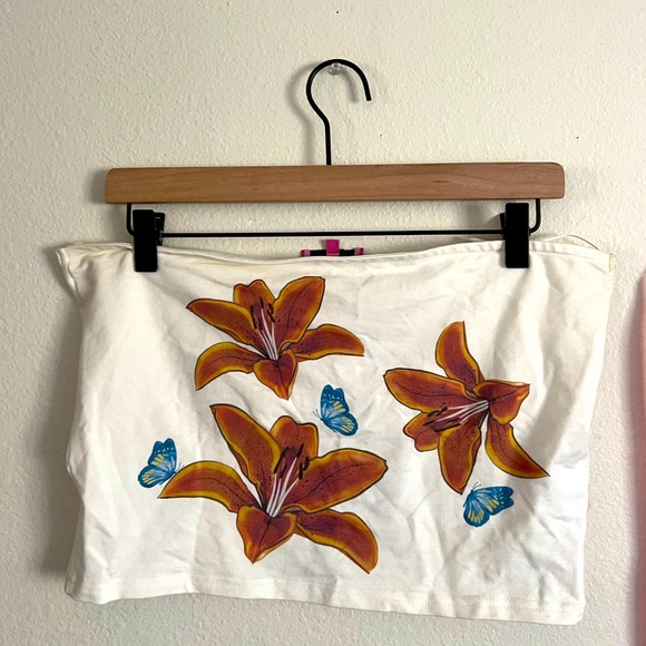 Edikted Tops - Edikted Floral Tube Top